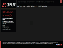 Tablet Screenshot of cepref.com